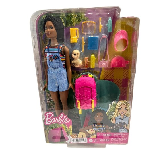 Barbie Doll and Accessories, It Takes Two “Brooklyn” Camping Doll with Pet New - Picture 1 of 8
